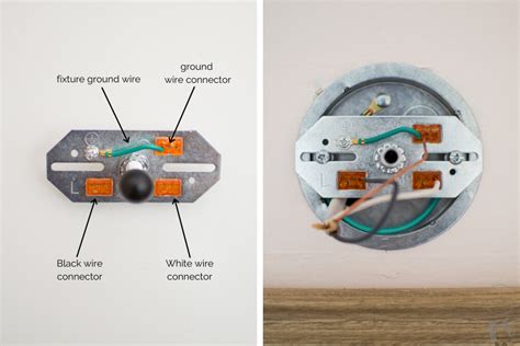 how to install a vanity light without a junction box|wiring a light without electrical box.